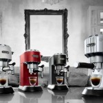 De'Longhi Dedica Pump Μηχανή Espresso 1300W Πίεσης 15bar Κόκκινη