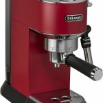 De'Longhi Dedica Pump Μηχανή Espresso 1300W Πίεσης 15bar Κόκκινη
