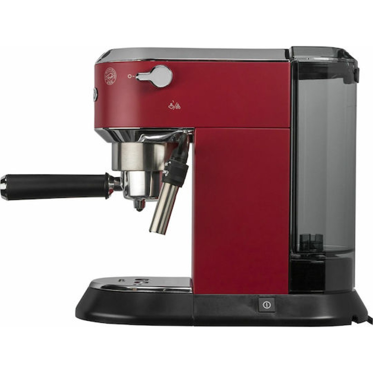 De'Longhi Dedica Pump Μηχανή Espresso 1300W Πίεσης 15bar Κόκκινη