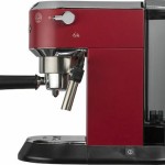 De'Longhi Dedica Pump Μηχανή Espresso 1300W Πίεσης 15bar Κόκκινη