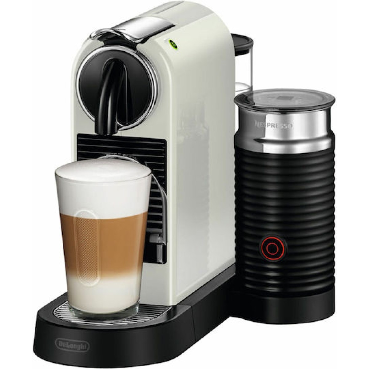 De'Longhi Citiz & Milk Καφετιέρα για Κάψουλες Nespresso Πίεσης 19bar με Αφρογαλιέρα White