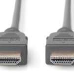 Digitus HDMI 1.4 Cable HDMI male - HDMI male 2m Μαύρο