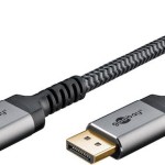 Goobay Cable DisplayPort male - DisplayPort male 3m Μαύρο (65266)