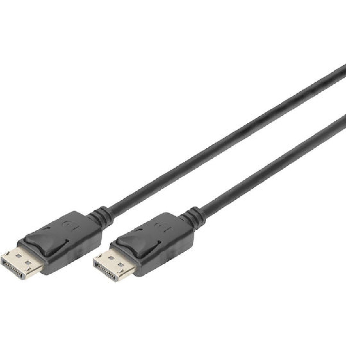 Digitus Cable DisplayPort male - DisplayPort male 2m Μαύρο (DB-340100-020-S)