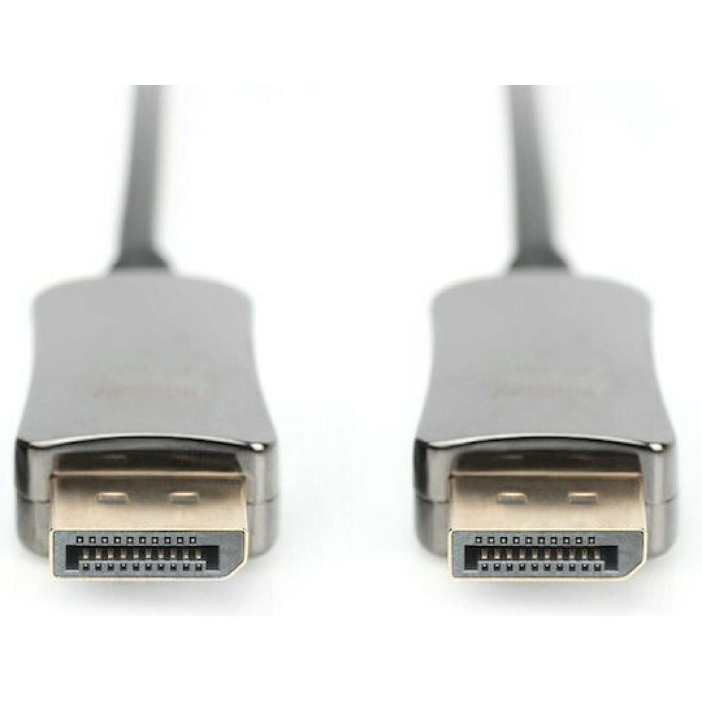 Digitus Cable DisplayPort male - DisplayPort male 15m Μαύρο (AK-340107-150-S)