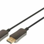 Digitus Cable DisplayPort male - DisplayPort male 15m Μαύρο (AK-340107-150-S)