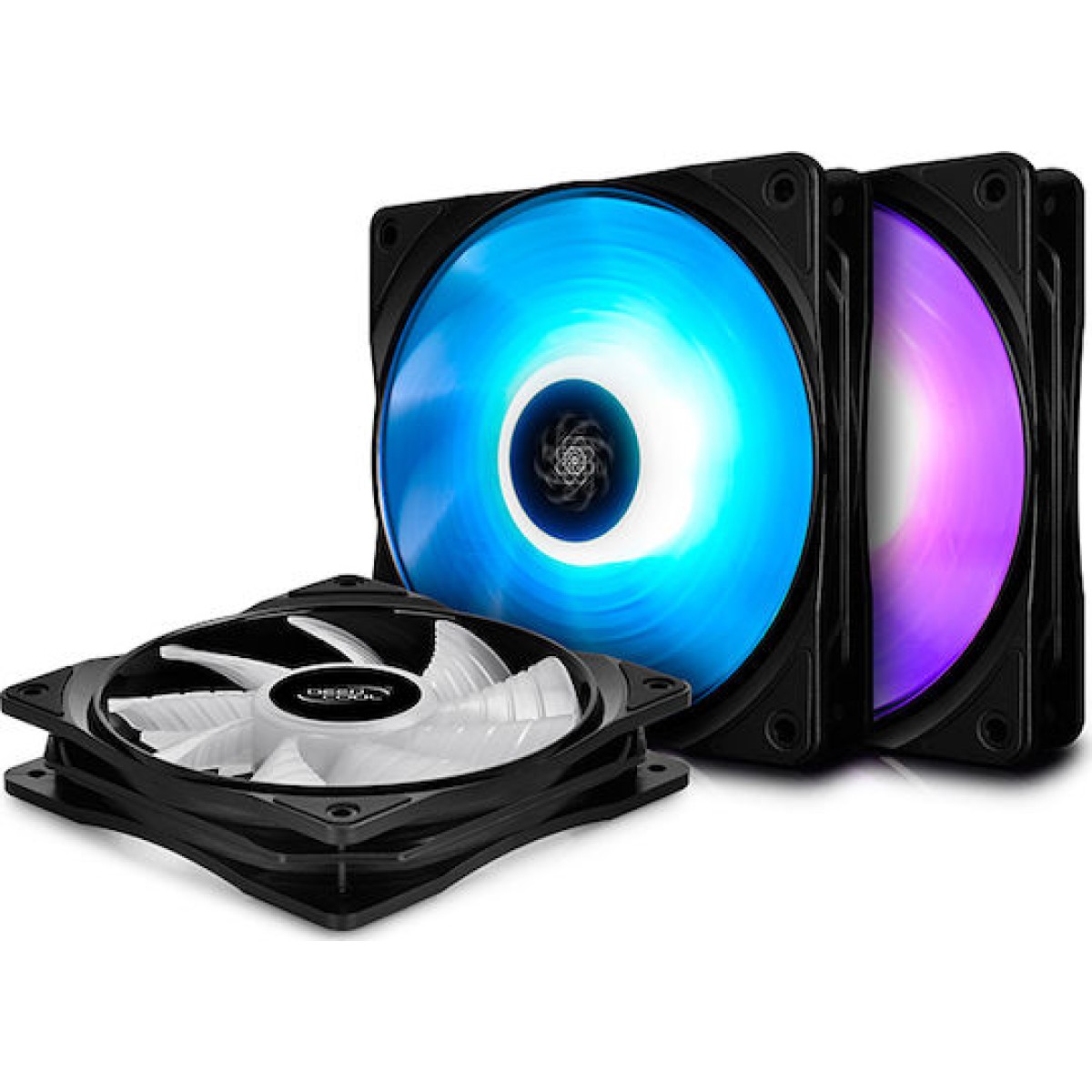 DeepCool RF120-3in1 Computer case Fan 12 cm Black 3 pc(s)