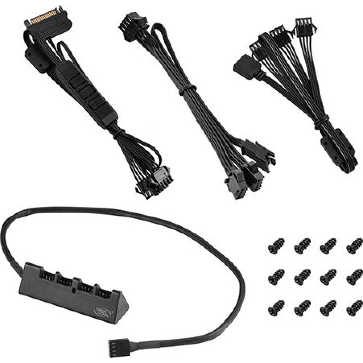 DeepCool RF120-3in1 Computer case Fan 12 cm Black 3 pc(s)