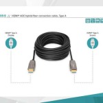 Digitus HDMI 2.1 Cable HDMI male - HDMI male 10m Μαύρο