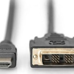 Digitus Cable DVI-D male - HDMI male 2m (AK-330300-020-S)
