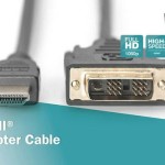 Digitus Cable DVI-D male - HDMI male 2m (AK-330300-020-S)