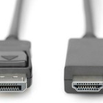 Digitus Cable DisplayPort male - HDMI male 2m (AK-340303-020-S)