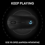 Logitech G Pro 2 Lightspeed Ασύρματο RGB Gaming Ποντίκι 44000 DPI Μαύρο
