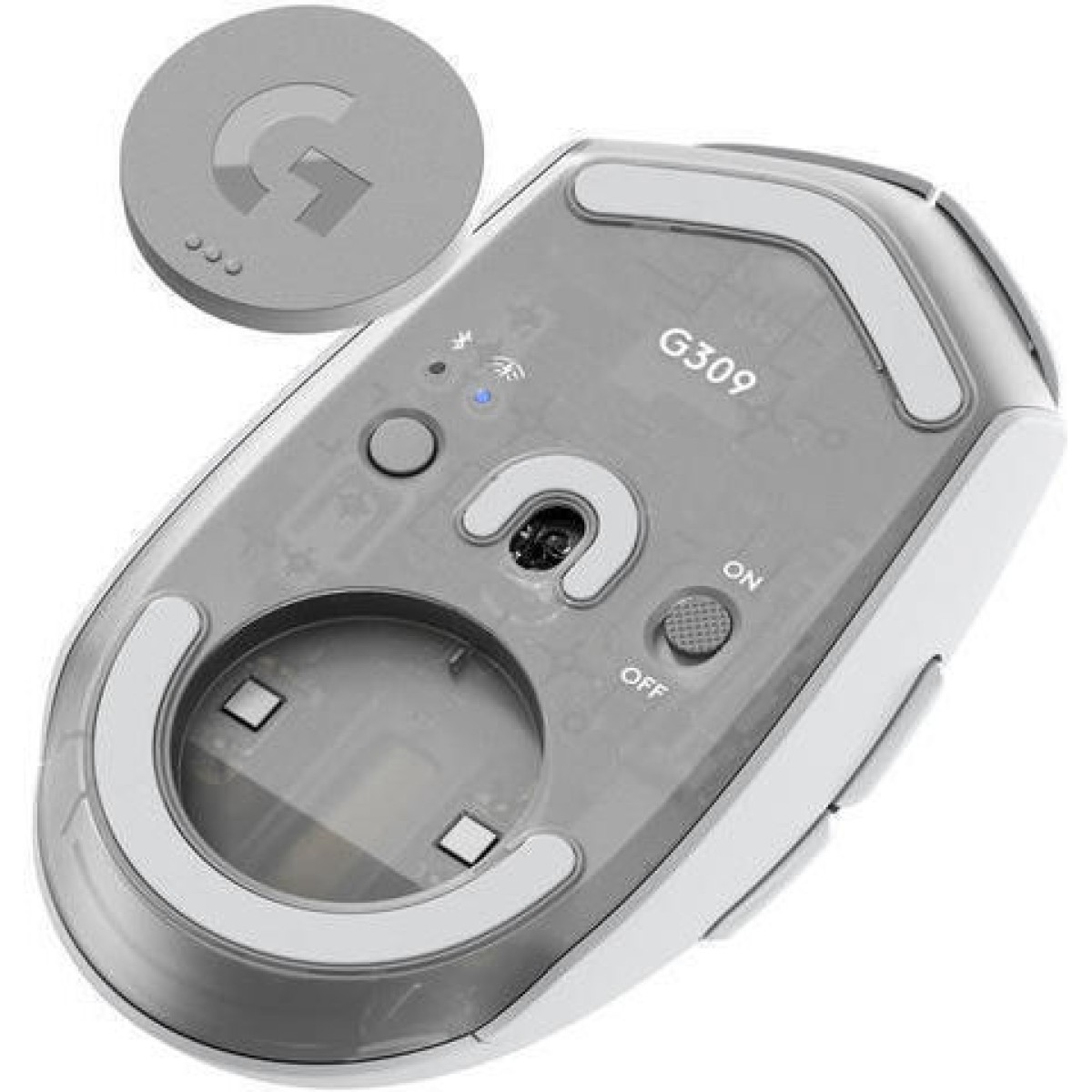 Logitech G309 Lightspeed Ασύρματο Gaming Ποντίκι Λευκό