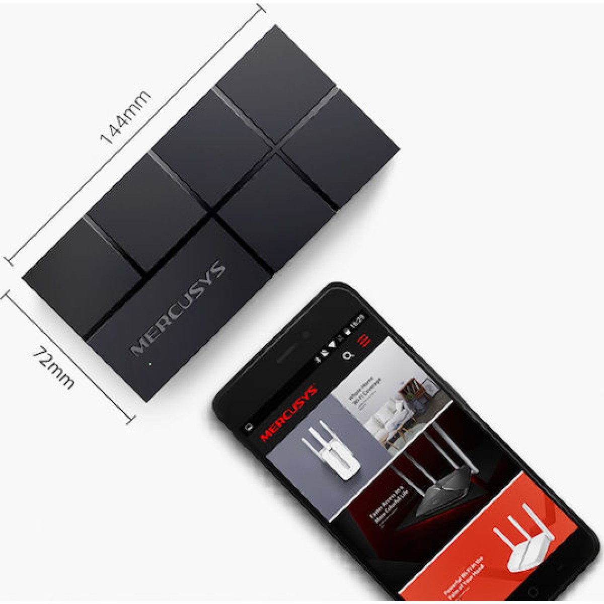 Mercusys MS108G V1 Unmanaged L2 Switch με 8 Θύρες Gigabit (1Gbps) Ethernet