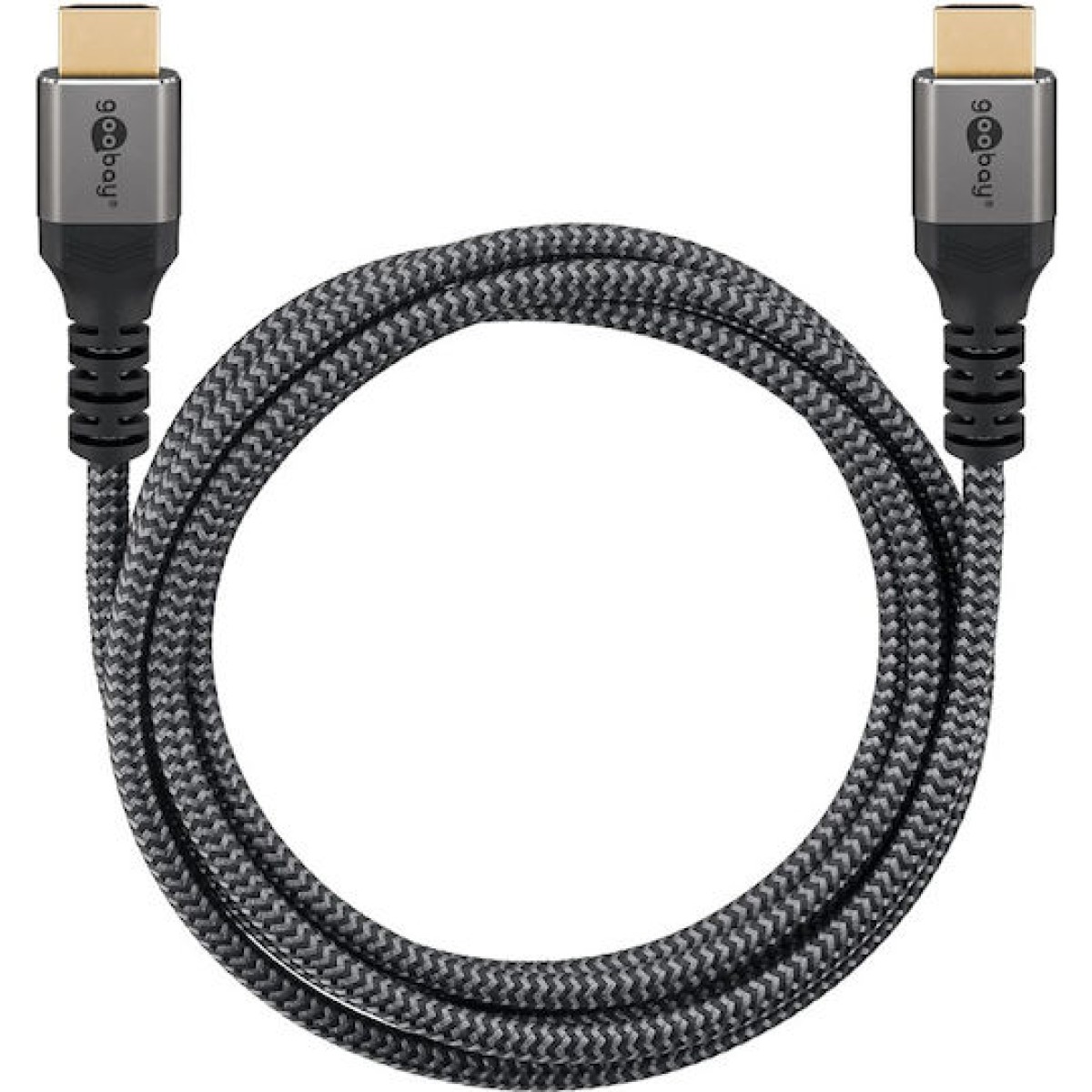 Goobay HDMI 2.0 Cable HDMI male - HDMI male 2m Μαύρο