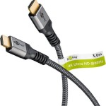 Goobay HDMI 2.0 Cable HDMI male - HDMI male 3m Μαύρο