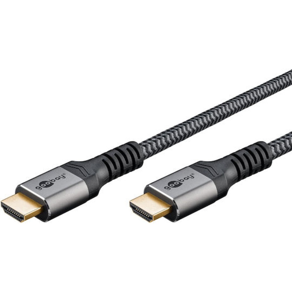 Goobay HDMI 2.1 Cable HDMI male - HDMI male 2m Μαύρο