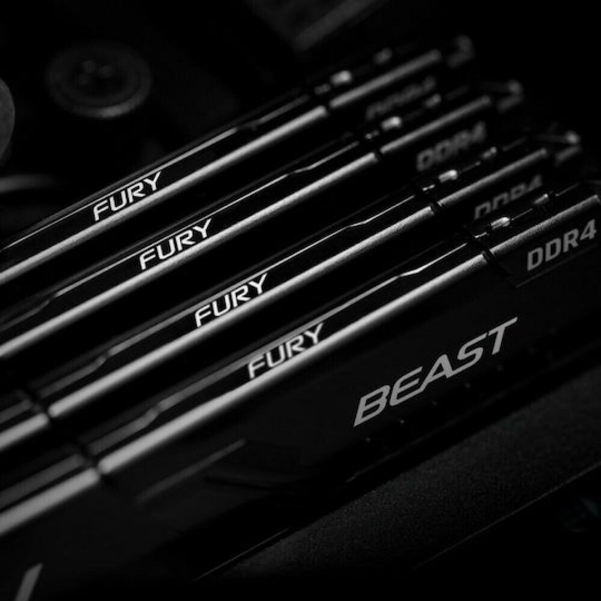 Kingston Fury Beast DDR4 με Module 1x8GB και Ταχύτητα 3200 για Desktop