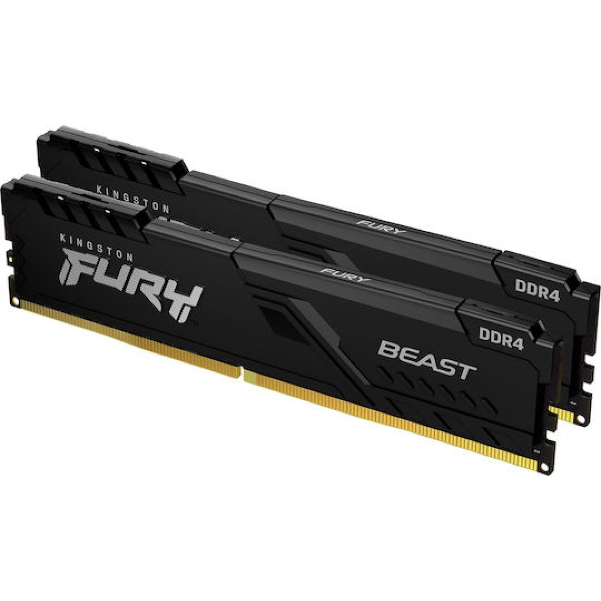 Kingston Fury Beast DDR4 16GB RAM με 2x8GB Modules και Ταχύτητα 3200 για Desktop