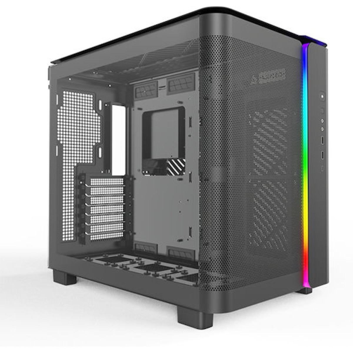 Montech King 95 Midi Tower Κουτί Υπολογιστή με Πλαϊνό Παράθυρο Μαύρο