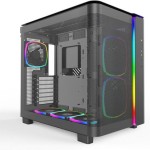 Montech King 95 Pro Midi Tower Κουτί Υπολογιστή με Πλαϊνό Παράθυρο Μαύρο