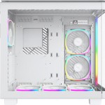 Montech King 95 Pro Midi Tower Κουτί Υπολογιστή με Πλαϊνό Παράθυρο Λευκό