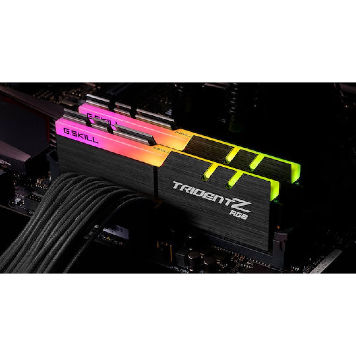 G.Skill Trident Z RGB DDR4 32GB RAM με 2x16GB Modules και Ταχύτητα 3200 για Desktop