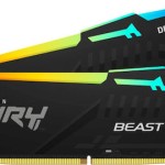 Kingston Fury Beast RGB DDR5 64GB RAM με 2x32GB Modules και Ταχύτητα 5600 για Desktop