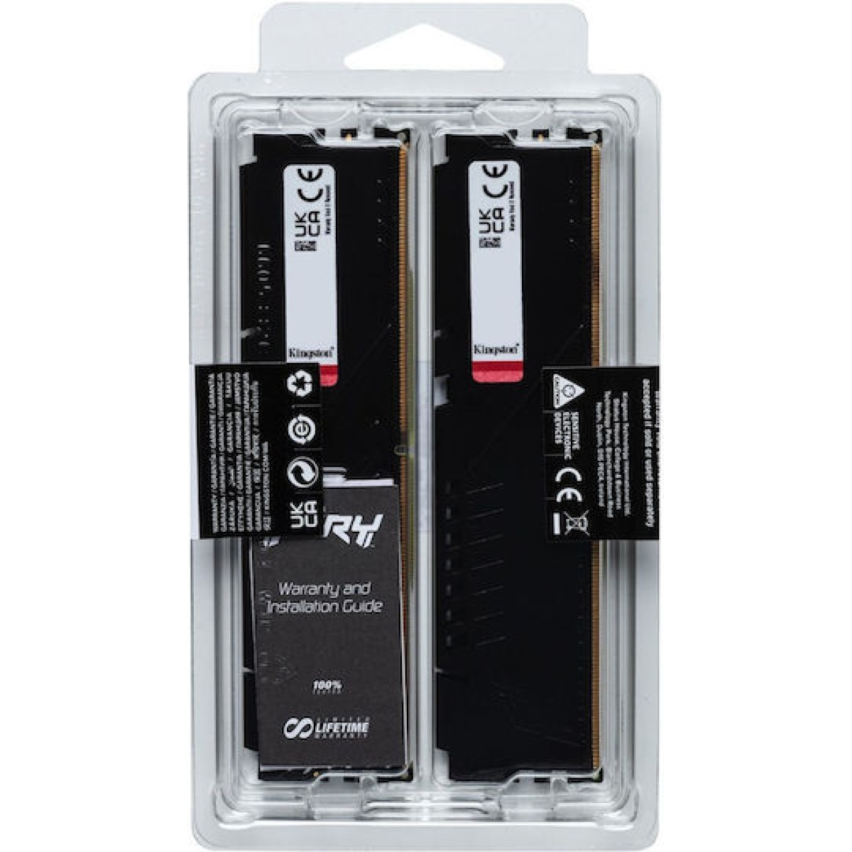 Kingston Fury Beast DDR5 32GB RAM με 2x16GB Modules και Ταχύτητα 5600 για Desktop