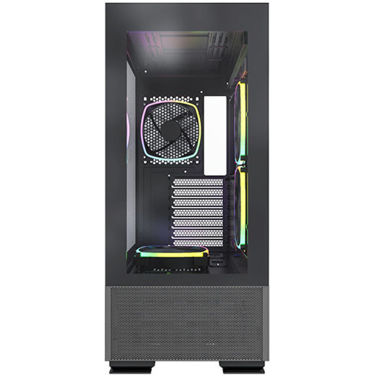 Montech Sky Two Gaming Midi Tower Κουτί Υπολογιστή με RGB Φωτισμό Μαύρο
