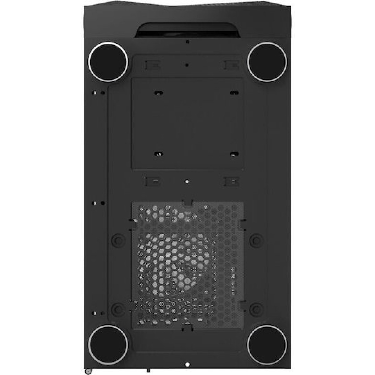 Montech X3 Mesh Gaming Midi Tower Κουτί Υπολογιστή με Πλαϊνό Παράθυρο και RGB Φωτισμό Μαύρο