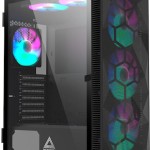 Montech X3 Mesh Gaming Midi Tower Κουτί Υπολογιστή με Πλαϊνό Παράθυρο και RGB Φωτισμό Μαύρο