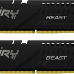 Kingston Fury Beast DDR5 16GB RAM με 2x8GB Modules και Ταχύτητα 5200 για Desktop