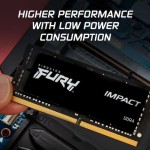 Kingston Fury Impact DDR4 με Module 1x16GB και Ταχύτητα 3200 για Laptop