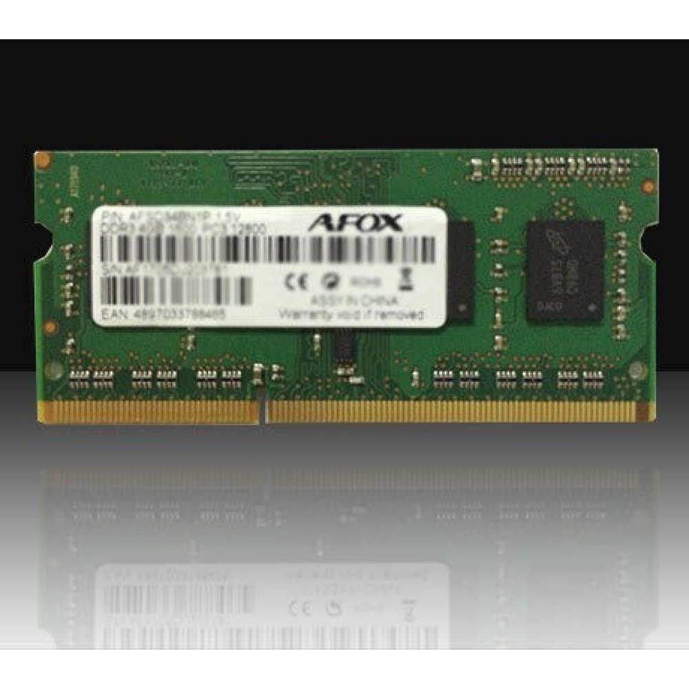 Afox DDR3 με Module 1x8GB και Ταχύτητα 1866 για Laptop
