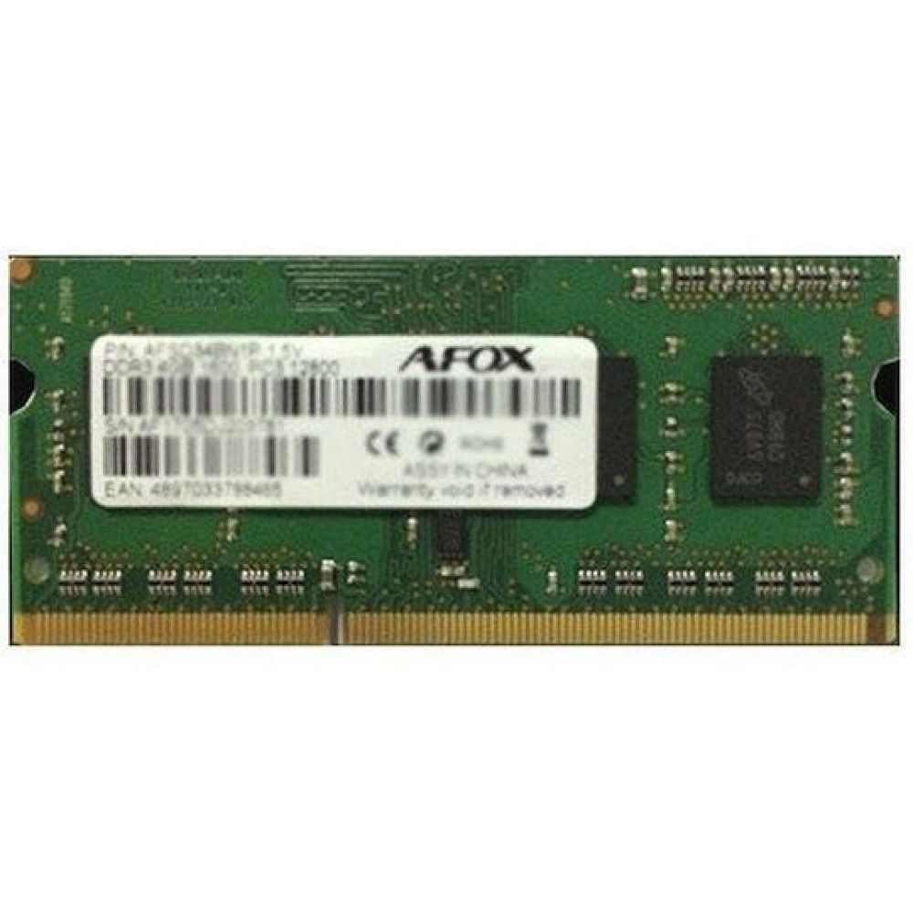 Afox DDR3 με Module 1x8GB και Ταχύτητα 1866 για Laptop