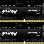 Kingston Fury Impact DDR4 16GB RAM με 2x8GB Modules και Ταχύτητα 3200 για Laptop