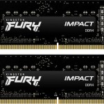 Kingston Fury Impact DDR4 16GB RAM με 2x8GB Modules και Ταχύτητα 3200 για Laptop