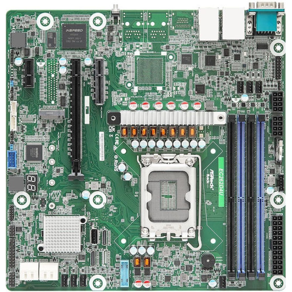 ASRock C262 Motherboard Micro ATX με Intel 1700 Socket EC262D4U