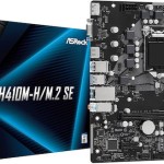 ASRock H410M-H/M.2 SE Motherboard Micro ATX με Intel 1200 Socket