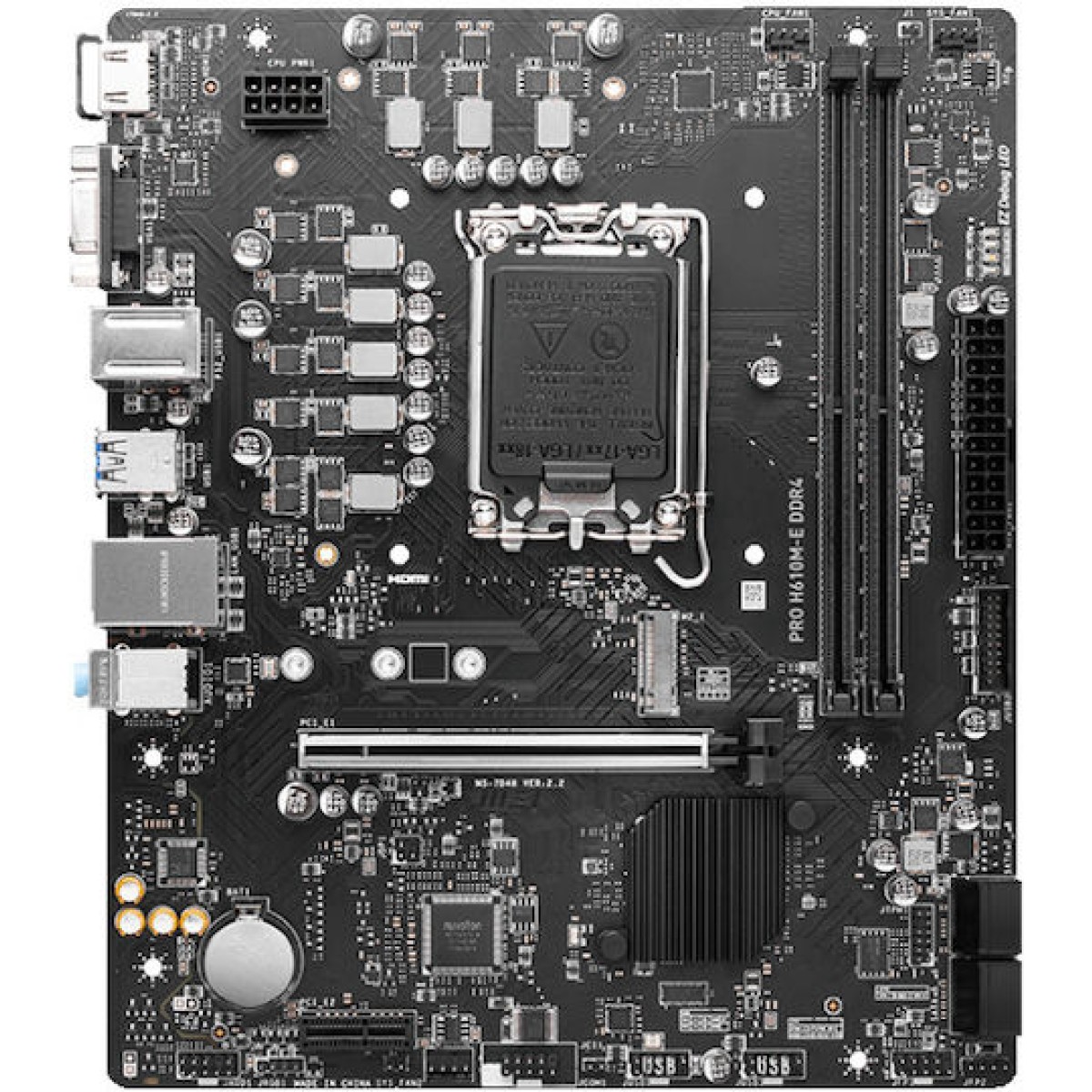 MSI PRO H610M-E DDR4 Motherboard Micro ATX με Intel 1700 Socket