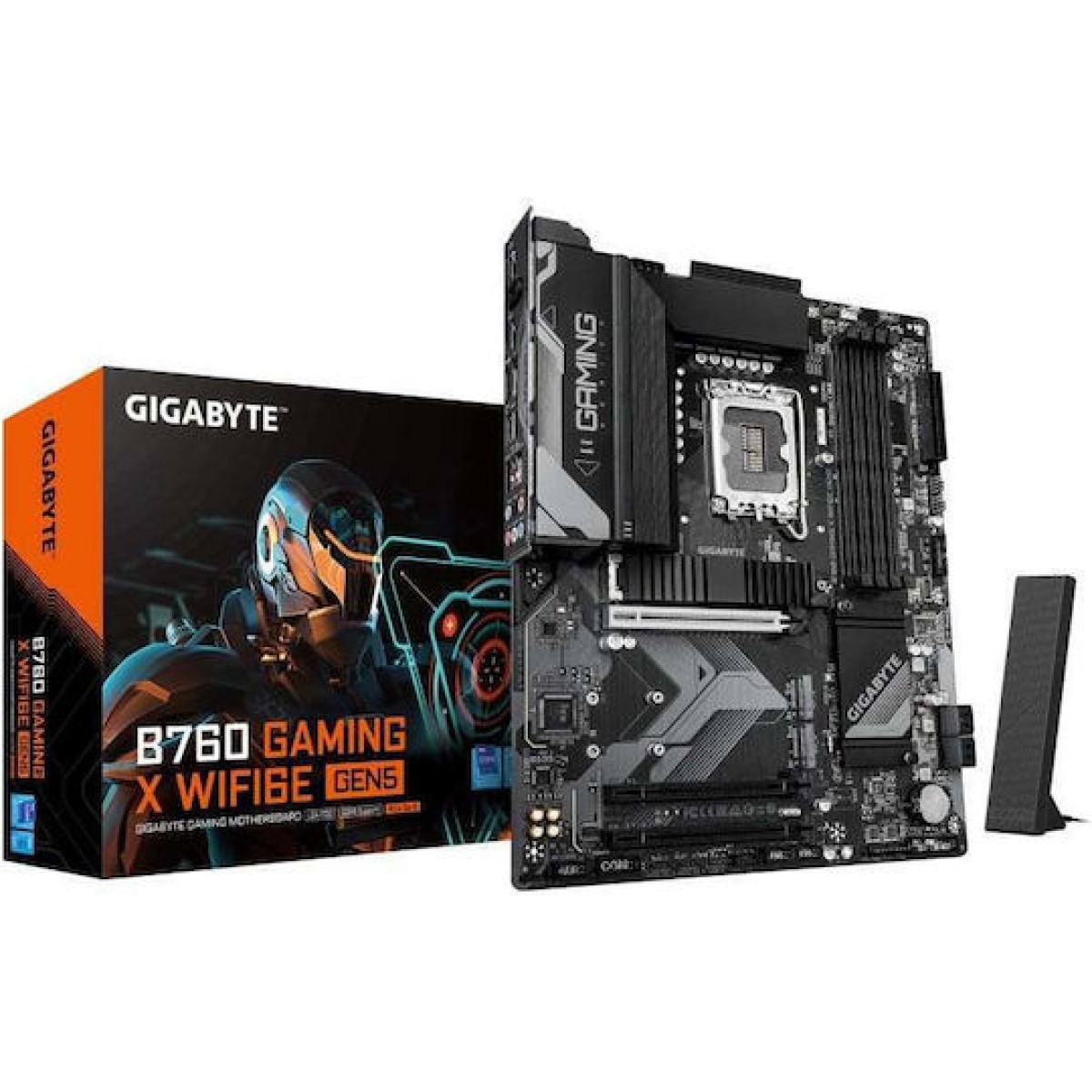 Gigabyte GA-B760 G X WF6E GEN5 Motherboard ATX με Intel 1700 Socket