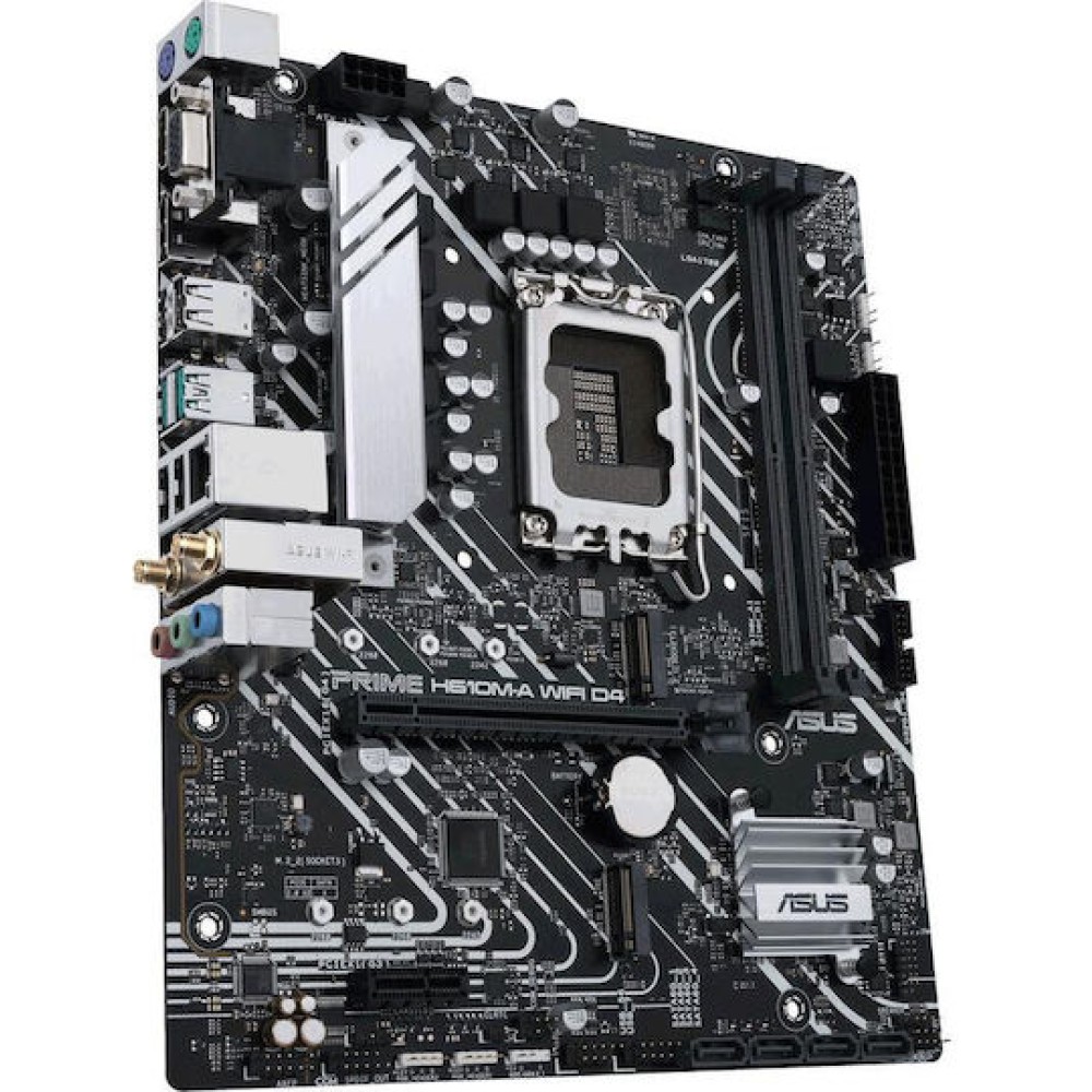 Asus Prime H610M-A WIFI D4 Motherboard Micro ATX με Intel 1700 Socket 90MB1C80-M0EAY0