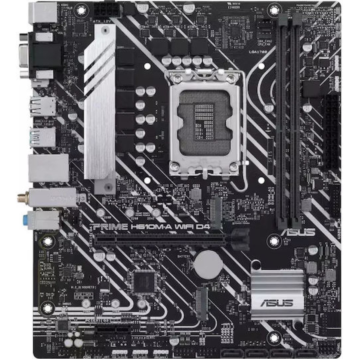 Asus Prime H610M-A WIFI D4 Motherboard Micro ATX με Intel 1700 Socket 90MB1C80-M0EAY0