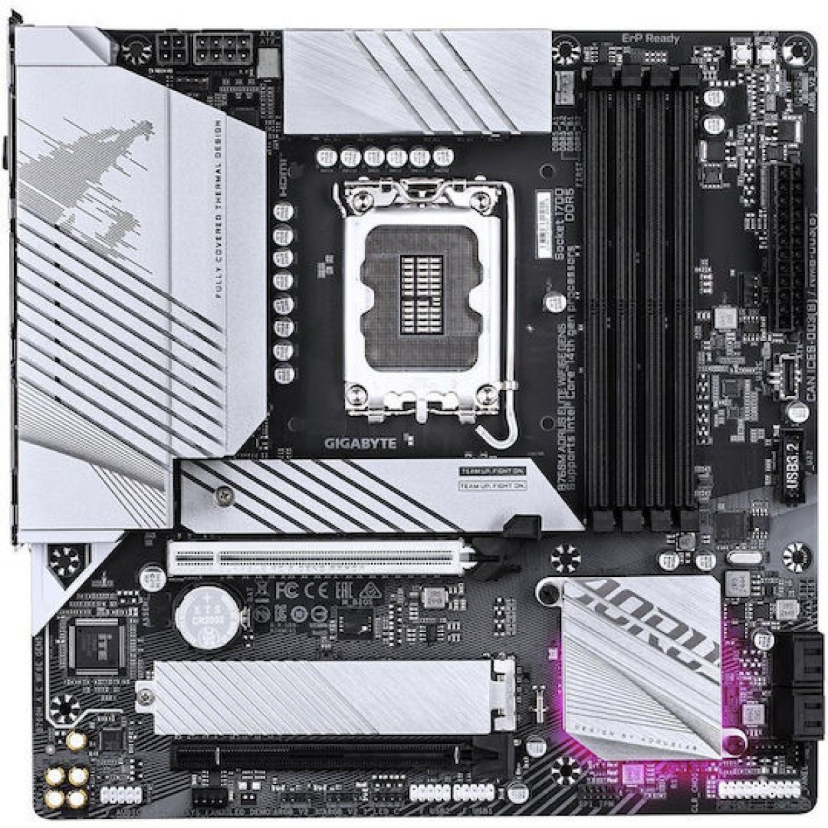 Gigabyte B760M Aorus Elite WIFI6E GEN5 rev. 1.0 Motherboard Micro ATX με Intel 1700 Socket
