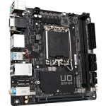 GIGABYTE H610I Motherboard - Supports Intel Core 14th CPUs, 4+1+1 Hybrid Digital VRM, up to 5600MHz DDR5, 1xPCIe 3.0 M.2, GbE LAN, USB 3.2 Gen 1