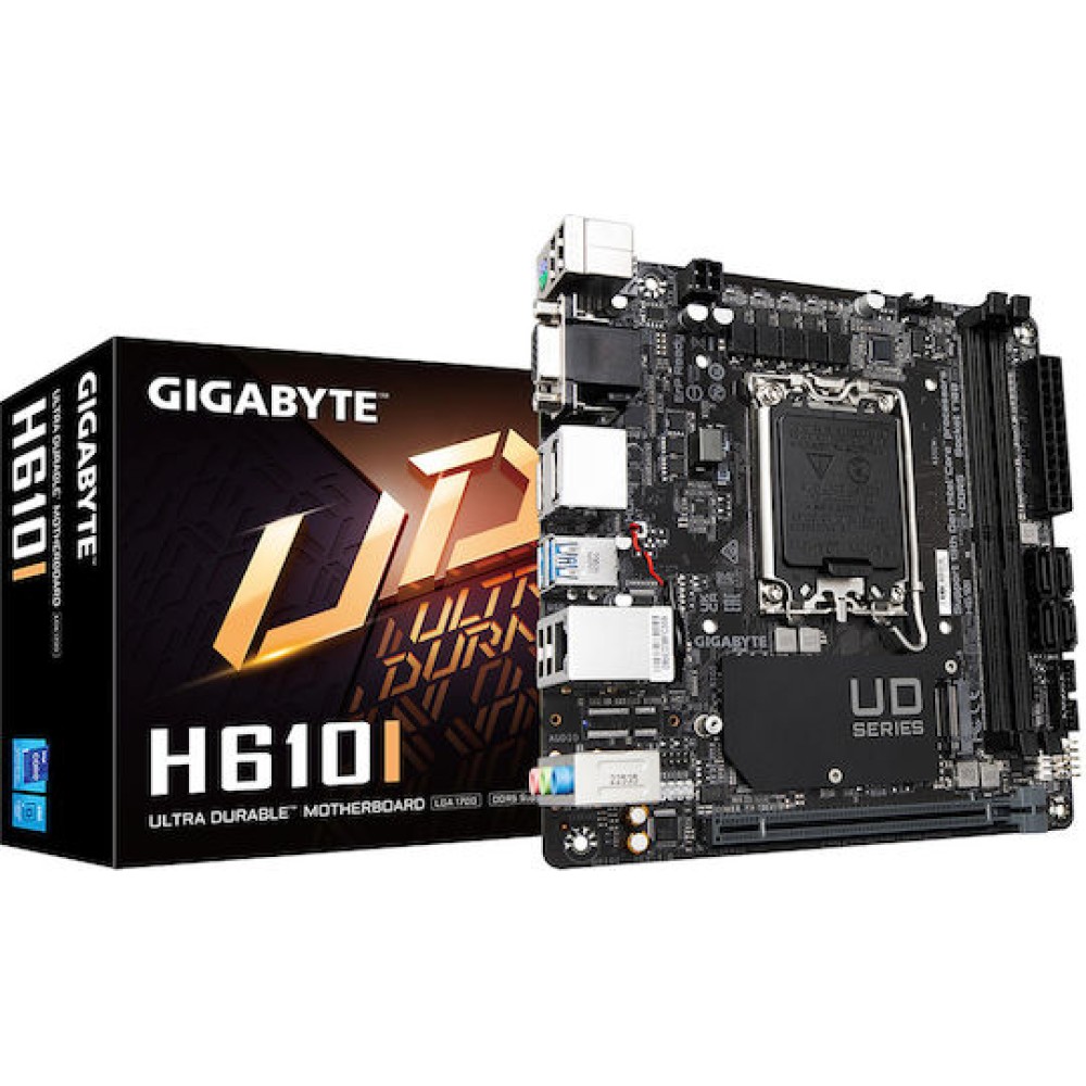 Gigabyte H610I Motherboard Mini ITX με Intel 1700 Socket