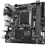 GIGABYTE H610I Motherboard - Supports Intel Core 14th CPUs, 4+1+1 Hybrid Digital VRM, up to 5600MHz DDR5, 1xPCIe 3.0 M.2, GbE LAN, USB 3.2 Gen 1