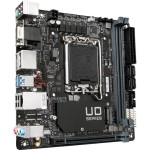 GIGABYTE H610I Motherboard - Supports Intel Core 14th CPUs, 4+1+1 Hybrid Digital VRM, up to 5600MHz DDR5, 1xPCIe 3.0 M.2, GbE LAN, USB 3.2 Gen 1